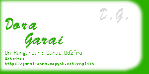 dora garai business card